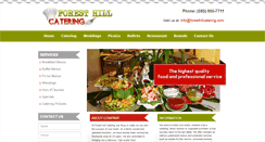 Desktop Screenshot of foresthillcatering.com