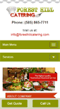 Mobile Screenshot of foresthillcatering.com